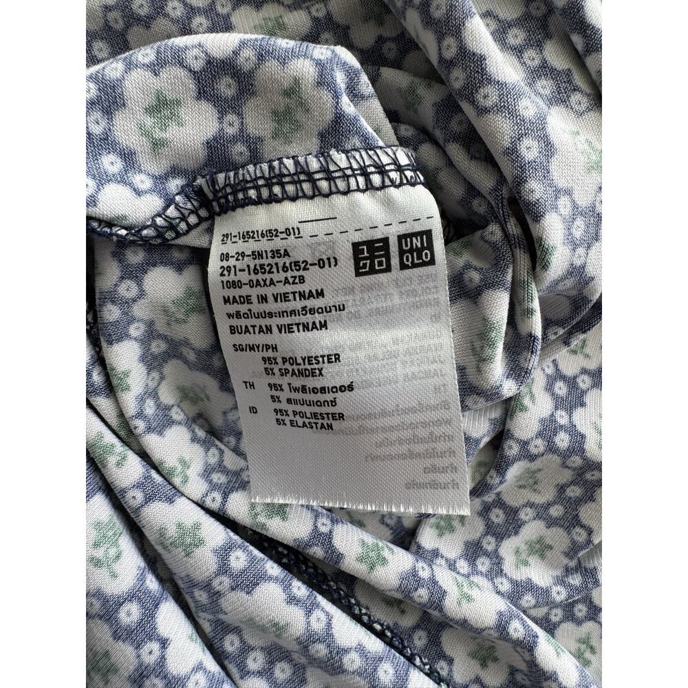 Uniqlo Women Midi Dress Size M Stretchy Summer Spring Lightweight - Picture 10 of 13